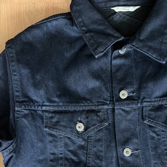 3sixteen Type 3s Denim Jacket Double Black Size L - Picture 2 of 6